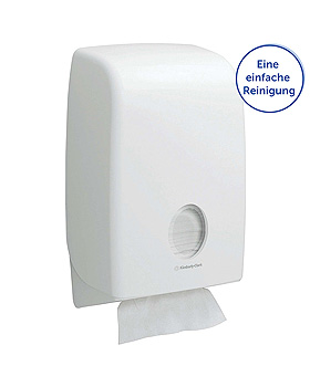 AQUARIUS Handtuchspender, wei, 39,9 x 26,5 x 13,6 cm, Kimberly-Clark, medishop.de