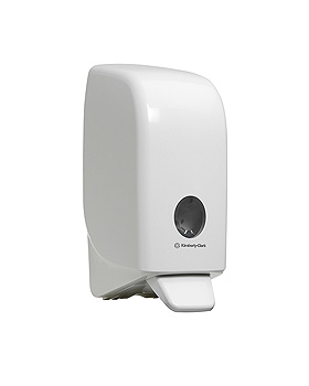 AQUARIUS Spender fr Handreiniger 1 Ltr., wei, 23,5 x 11,6 x 11,4 cm, Kimberly-Clark, medishop.de