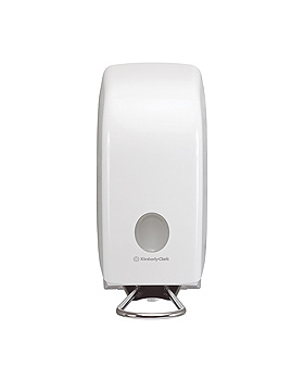 AQUARIUS Spender fr Handreiniger 1 Ltr. mit Armhebel, wei 23,7 x 11,5 x 25 cm, Kimberly-Clark, medishop.de