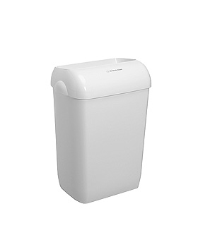 Aquarius Abfallbehlter Kunststoff wei, 43 Ltr., 56,9 x 42,2 x 28,7 cm (2 Stck.), Kimberly-Clark, medishop.de