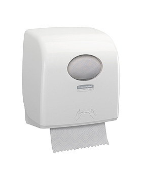AQUARIUS Slimroll Rollenhandtuchspender Kunststoff, wei 32,4 x 29,7 x 19,2 cm, Kimberly-Clark, medishop.de