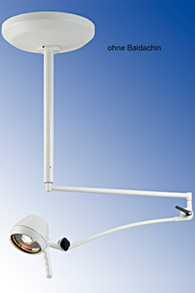 Deckenleuchte ohne Baldachin für Raumhöhe 2,5 m, Provita - medishop.de