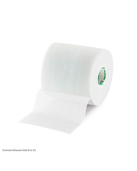 Mollelast haft latexfrei Fixierbinde weiß, 20 m x 6 cm, Lohmann und Rauscher, medishop.de