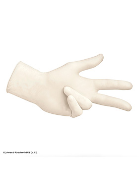 Sentina Ambidextrous U.-Handschuhe PF Latex, unsteril Gr. 6 - 7 S (100 Stck.), Lohmann und Rauscher, medishop.de