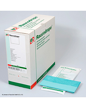 Raucodrape PRO Schlitztücher 2-lagig, 150x200cm, Schlitz 10 x 65 cm (14 Stck.), Lohmann und Rauscher, medishop.de
