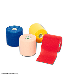 Haftelast latexfrei Fixierbinde cremefarben, 4 m x 8 cm, Lohmann und Rauscher, medishop.de