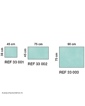 Raucodrape Abdecktcher steril, 2-lagig, 75 x 90 cm (65 Stck.), Lohmann und Rauscher, medishop.de