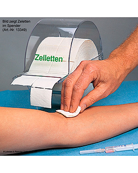 Zelletten 5 x 4 cm (2 Rl.  500 Tupfer), Lohmann und Rauscher, medishop.de