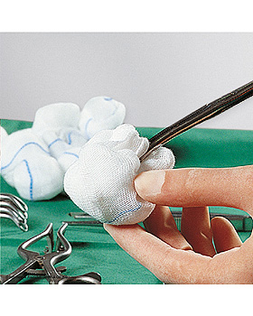 Gazin Tupfer aus Verbandmull steril, 2+2 pflaumengroß (25 x 4 Stck.), Lohmann und Rauscher, medishop.de