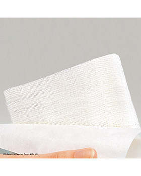 Gazin Kompressen unsteril, 8-fach, 7,5 x 7,5 cm (100 Stck.), Lohmann und Rauscher, medishop.de