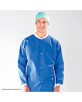 Sentinex Einmal-Thermojacken blau, Gr. M, unisex (40 Stck.), Lohmann und Rauscher, medishop.de