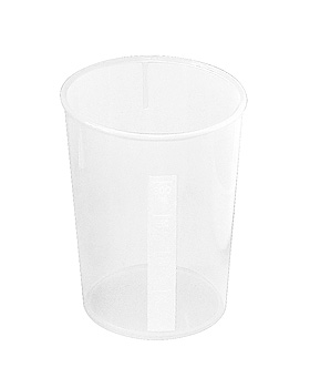 Schnabelbecher Unterteil opak transparent, 10 Stck, Walch, medishop.de
