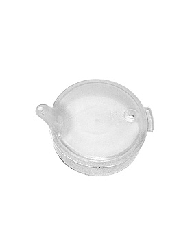 Schnabelbecher Oberteil 4 mm opak transparent, 5 Stck, Walch, medishop.de