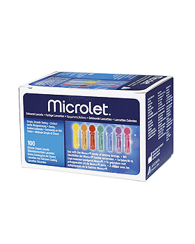 MICROLET Lanzetten farbig (100 Stck.), Ascensia Diabetes Care, medishop.de