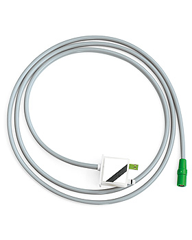 KISS Elektrodenleitung, EKG, F, IEC, 147 cm, Hellige, medishop.de