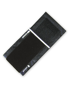 Klettenmanschettenbezug schwarz, ratiomed, medishop.de