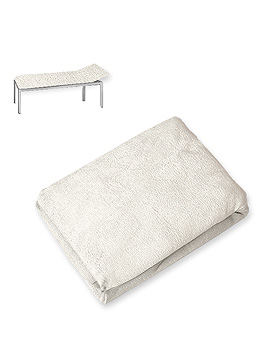 Liegenbezug Frottee silbergrau, 80 x 200 cm, ratiomed, medishop.de