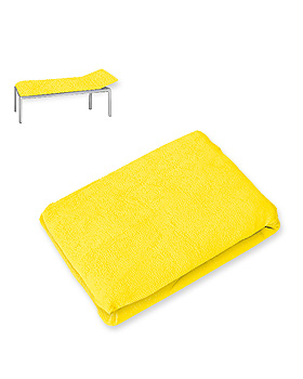 Liegenbezug Frottee gelb, 65 x 195 cm, ratiomed, medishop.de