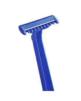 Einmal-Rasierer ratiomed unsteril einschneidig blau (100 Stck.), ratiomed, medishop.de