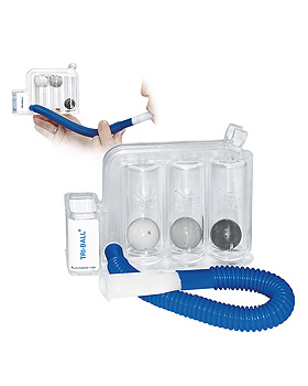 Atemtrainer TRI-BALL, ratiomed, medishop.de