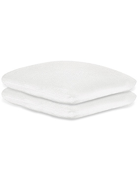Kissenbezge Frottee wei, 40 x 40 cm, mit Reiverschluss (2 Stck.), ratiomed, medishop.de