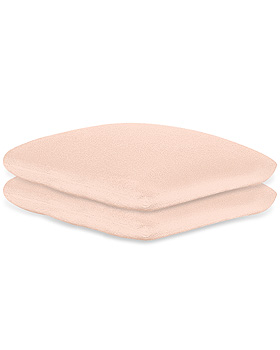 Kissenbezge Frottee apricot, 40 x 40 cm, mit Reiverschluss (2 Stck.), ratiomed, medishop.de