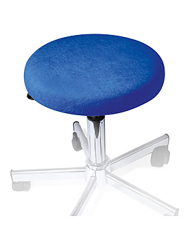 Hockerbezug Frottee royalblau fr Hocker 40 bis 45 cm , ratiomed, medishop.de