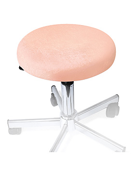 Hockerbezug Frottee apricot fr Hocker 40 bis 45 cm , ratiomed, medishop.de
