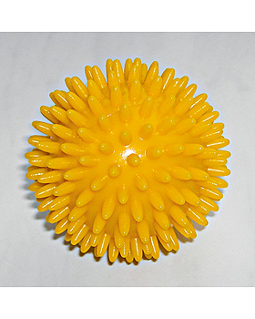 Igel-Massage-Handball gelb  8 cm, ratiomed, medishop.de