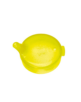 Schnabelbecher Oberteil 4 mm gelb transluzent, 5 Stck, Walch, medishop.de