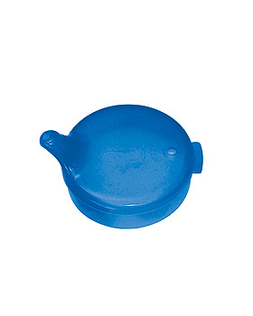 Schnabelbecher Oberteil 4 mm blau transluzent, 5 Stck, Walch, medishop.de