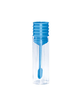 Stuhlrhrchen 20 ml, 22 x 62 mm mit Eindrckstopfen blau, 1000 Stck, ratiomed, medishop.de
