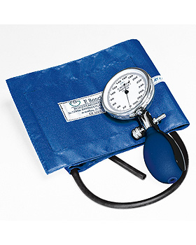 Prakticus I Blutdruckmessgert  68 mm 1-Schlauch, blau, kpl. im Etui, Friedrich Bosch, medishop.de