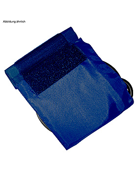 Klettenmanschette fr Erwachsene (Standard), blau, Zweischlauch, Boso, medishop.de