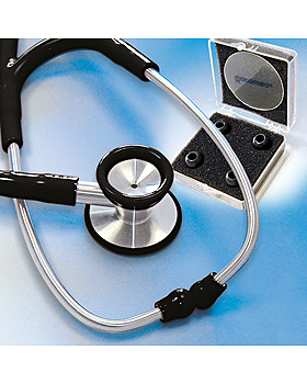Stethoskop Edelstahl ratiomed schwarz fr Erwachsene, ratiomed, medishop.de