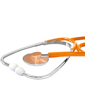 Stethoskop Flachkopf ratiomed orange, ratiomed, medishop.de