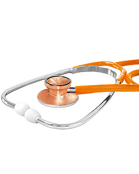 Stethoskop Doppelkopf ratiomed orange, ratiomed, medishop.de