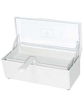 Desinfektionswanne 1 Ltr. mit Siebkorb und Klarsichtdeckel, ratiomed, medishop.de