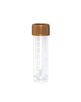 Stuhlrhrchen 15 ml, 20 x 76 mm mit Schraubverschluss braun (1000 Stck.), ratiomed, medishop.de