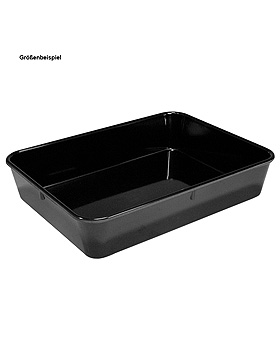 Instrumentenschale 280 x 210 x 60 mm, hoher Rand, schwarz #1426.1.790#, Walch, medishop.de