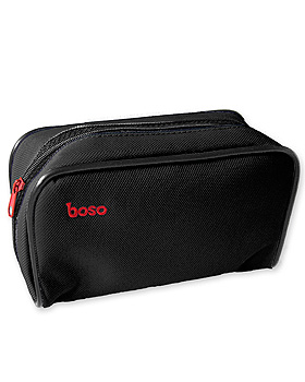 Reiverschluss-Etui schwarz, klein, Boso, medishop.de