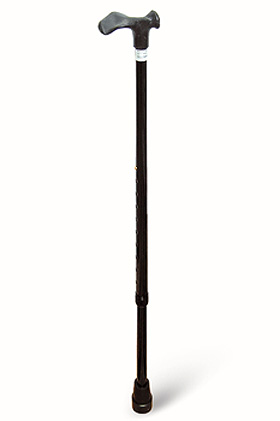 anat. Gehstock schwarz, rechts, hhenverstellbar, ratiomed, medishop.de