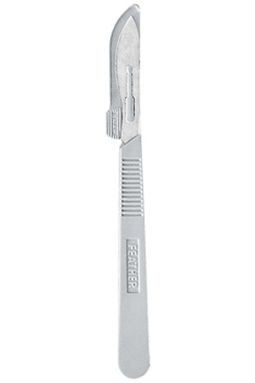 Einmal-Skalpelle FEATHER Fig. 24 steril (20 Stck.), FEATHER, medishop.de