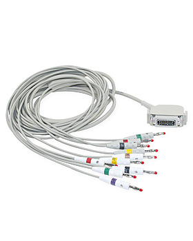 EKG-Komplettkabel mit Bananenstecker fr Cardiosmart EK36/41/43/53/403/413/, EKG-Papier/-Zubehr, medishop.de