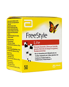 FreeStyle Lite Blutzuckerteststreifen (50 T.), Abbott Diabetes Care, medishop.de