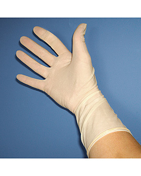 NOBAFEEL-sensitive OP-Handschuhe, Latex, steril, wei, puderfrei, Gr. 7 (50 Paar), Noba Verbandmittel, medishop.de
