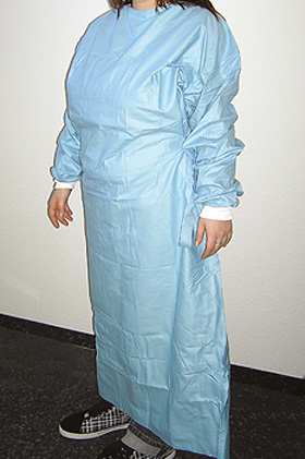 NOBADRESS-Comfort OP-Kittel blau, Gr. L, Noba Verbandmittel, medishop.de