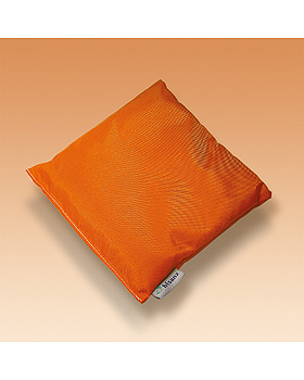 Kirschkernkissen mit Nylonbezug orange 20 x 20 cm, Sonderanfertigung!, Bisanz, medishop.de