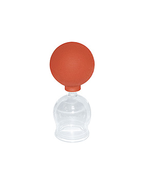 Schröpfkopf mit Olive und Ball, 3,5 cm Ø, mundgeblasen, CE, Karl Hecht, medishop.de