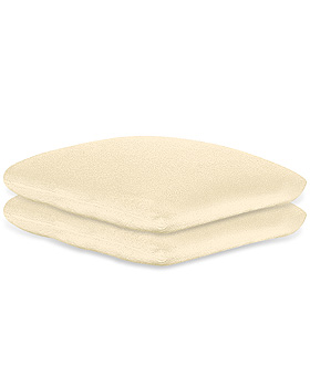 Kissenbezge Frottee natur, 40 x 40 cm, mit Reiverschluss (2 Stck.), ratiomed, medishop.de